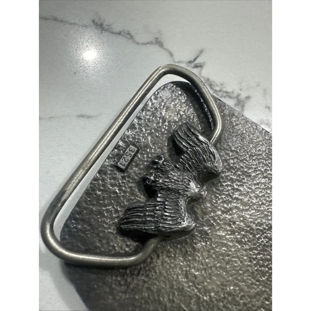Silver Tone Vintage 1993 Country's‎ Reminisce Hitch Maine California Belt Buckle